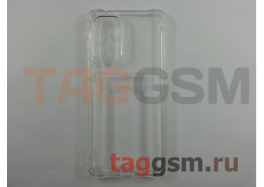 Задняя накладка для Samsung A73 / A736 Galaxy A73 5G (2022) (силикон, с защитой камеры, с визитницей, прозрачная (Full TPU Case)) Armor series