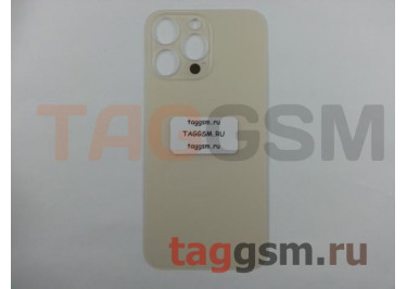 Задняя крышка для iPhone 14 Pro Max (золото) с широкими отверстиями, ориг
