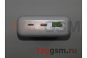 Портативное зарядное устройство (Power Bank) (HOCO J87A) (Tacker, PD 20W, QC3.0, 1USB / Type-C выход, micro USB вход) Емкость 20000mAh (белый)