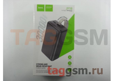 Портативное зарядное устройство (Power Bank) (HOCO J91B) (2USB выхода, Fast Charging, Type-C / micro USB вход) Емкость 30000mAh (черный)