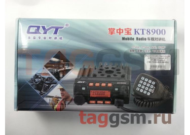 Радиостанция стационарная, мобильная (рация) QYT KT-8900 (черный) (136-174MHz / 400-480MHz)