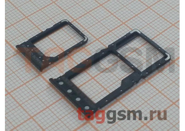Держатель сим для Xiaomi Redmi 6 / 6A (2 Sim) (черный)