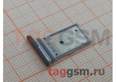 Держатель сим для Samsung G990 Galaxy S21 FE (графит)