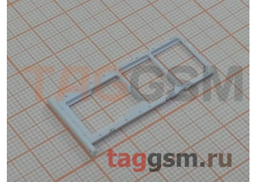 Держатель сим для Samsung A037 Galaxy A03s (2021) (белый)