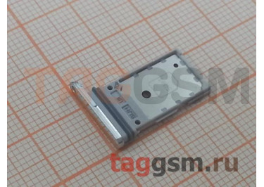 Держатель сим для Samsung S908 Galaxy S22 Ultra 5G (серебро)