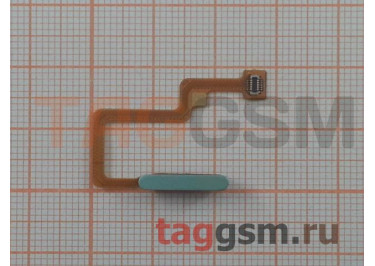 Шлейф для Xiaomi Poco F4 + кнопка включения + сканер отпечатка пальца (зеленый), ориг