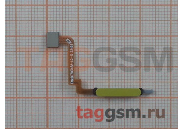 Шлейф для Xiaomi Poco M3 Pro 5G / Redmi Note 10T / Note 10 5G + сканер отпечатка пальца (желтый)