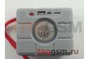 Колонка портативная (Bluetooth+AUX+USB+Micro SD+FM) (серая) Borofone BR16