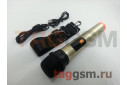 Колонка портативная (Bluetooth+AUX+USB+TF+IPX6+FM+подсветка+микрофон) (черная) Hopestar, H1 PARTY