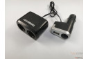 Разветвитель на 2 прикуривателя + USB (WF-0097 A) Eltronic (12V)