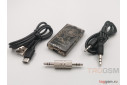 Автомобильный Bluetooth-адаптер (AUX, микрофон, черный) HOCO Transparent discovery edition (E66)