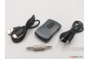 Автомобильный Bluetooth-адаптер (AUX, микрофон, Micro SD, серый) HOCO Tour (E73)