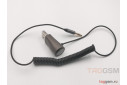 Bluetooth-адаптер (AUX, микрофон, Micro SD, USB, пружинка, серый)  Earldom (ET-M65)