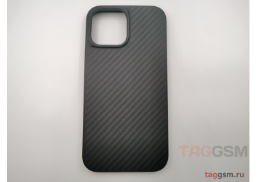 Задняя накладка для iPhone 13 Pro Max (противоударная, кевларовая, поддержка MagSafe, защита от отпечатков пальцев), черный (Full Case)) Wlons