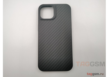 Задняя накладка для iPhone 14 (противоударная, кевларовая, поддержка MagSafe, защита от отпечатков пальцев), черный (Full Case)) Wlons