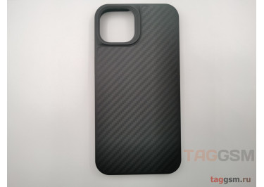 Задняя накладка для iPhone 13 (противоударная, кевларовая, поддержка MagSafe, защита от отпечатков пальцев), черный (Full Case)) Wlons