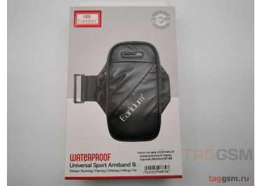 Чехол на руку спортивный универсальный (ткань, черный) Earldom ET-S9