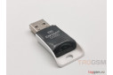 Картридер Earldom ET-OT25 MicroSD (бело-черный)