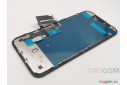 Дисплей для iPhone XR + тачскрин + задняя металлическая рамка (черный), JK