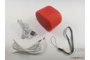 Колонка портативная (Bluetooth+AUX+MicroSD+USD) (красная) Celebrat, SKY-3