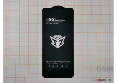 Пленка / стекло на дисплей для XIAOMI Redmi Note 10 / Note 10S / Poco M5S (Gorilla Glass) 9D (черный) SG, техпак