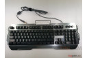 Клавиатура проводная Defender Renegade, GK-640DL (металл, с подсветкой клавиш, встроенная подставка под телефон, серая)