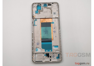Рамка дисплея для Xiaomi Poco F4 (серебро)