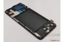 Дисплей для Samsung  SM-A705 Galaxy A70 + тачскрин + рамка (черный), OLED LCD