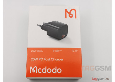 Блок питания USB (сеть) PD20W Fast Charger (USB-C), (черный) (CH-4021) Mcdodo