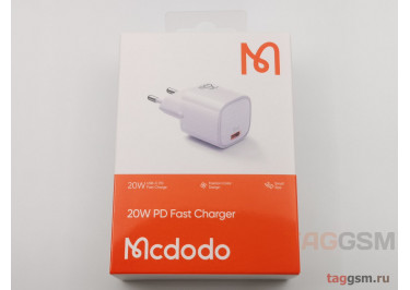 Блок питания USB (сеть) PD20W Fast Charger (USB-C), (пурпурный) (CH-4023) Mcdodo