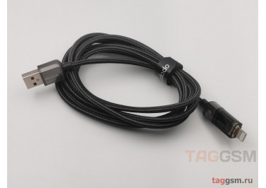 Кабель USB - Lightning, Data Cable, 3A, 1.8m, (Digital Display, Auto Power Off) (черный) (CA-3621) Mcdodo