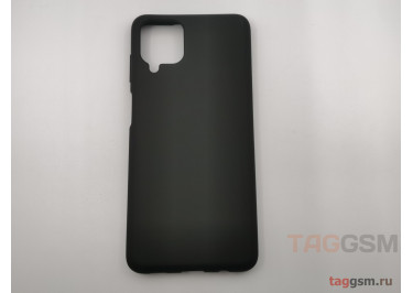 Задняя накладка для Samsung A12 / A125F Galaxy A12 (2021) (силикон, черная (Full Case)), ориг
