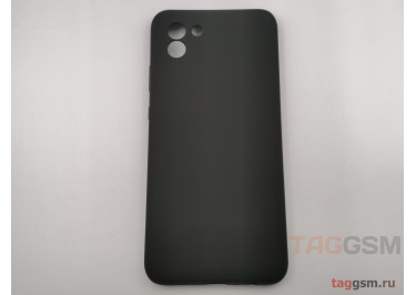 Задняя накладка для Samsung A03 / A035F Galaxy A03 (2021) (силикон, с защитой камеры, черная (Full Case)), ориг