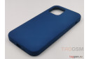 Задняя накладка для iPhone 12 / 12 Pro (силикон, синий кобальт (Full Case))