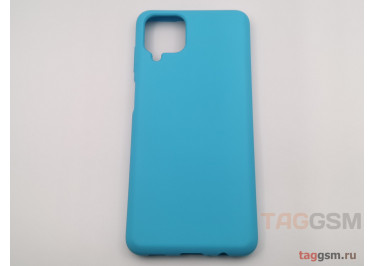 Задняя накладка для Samsung A12 / A125F Galaxy A12 (2021) (силикон, голубая (Full Case)), ориг