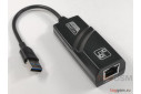 Адаптер (переходник) USB3.0 - RJ45 (черный)
