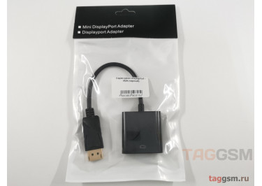Переходник DisplayPort - VGA (черный)