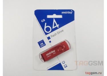 Флеш-накопитель 64Gb Smartbuy Twist Red USB 3.0