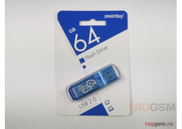 Флеш-накопитель 64Gb Smartbuy Glossy series Blue