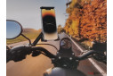 Держатель для мотоцикла (пластик, на руль, двойной зажим, черный) Borofone, BH79