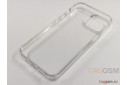 Задняя накладка для iPhone 14 (силикон, прозрачная (Crystal diamond)) HOCO