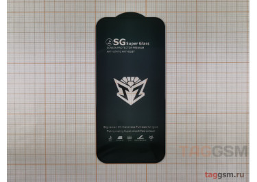 Пленка / стекло на дисплей для iPhone 15 (Gorilla Glass) 9D (черный) SG, техпак