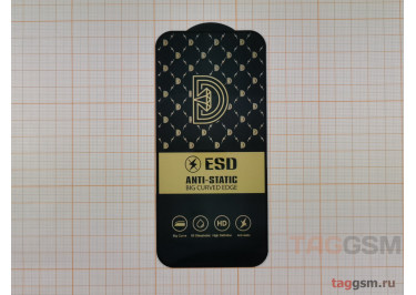 Пленка / стекло на дисплей для iPhone 15 Pro (Gorilla Glass) 9D (черный) ESD, техпак