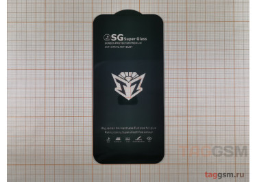 Пленка / стекло на дисплей для iPhone 15 Plus (Gorilla Glass) 9D (черный) SG, техпак