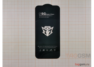 Пленка / стекло на дисплей для iPhone 15 Pro Max (Gorilla Glass) 9D (черный) SG, техпак