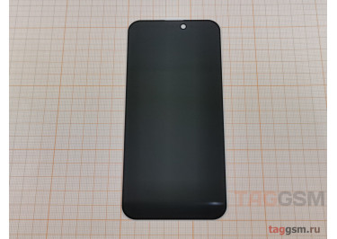 Пленка / стекло на дисплей для iPhone 15 Pro Max (Gorilla Glass) 5D (Анти-шпион) (черный), техпак