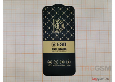 Пленка / стекло на дисплей для iPhone 15 Pro Max (Gorilla Glass) 9D (черный) ESD, техпак