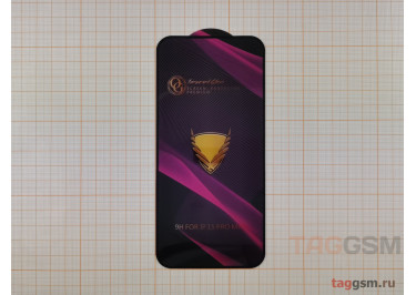 Пленка / стекло на дисплей для iPhone 15 Pro Max (Gorilla Glass) 9D (черный) OG PREMIUM, техпак