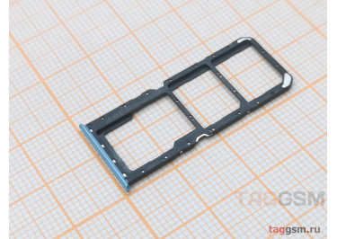 Держатель сим для Realme C25Y (RMX3269) (голубой)