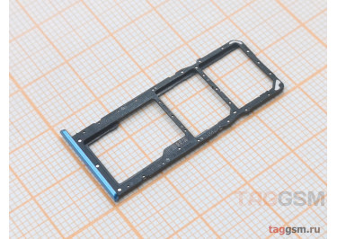 Держатель сим для Realme C11 (2021) (RMX3231) (синий)